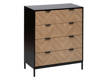 Commode 5 FIVE SIMPLY SMART CHEVRONS 4 tiroirs