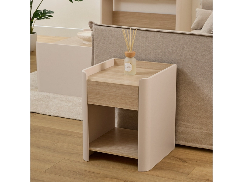 Nachttisch 5 FIVE SIMPLY SMART ROUNDY 1 Schublade