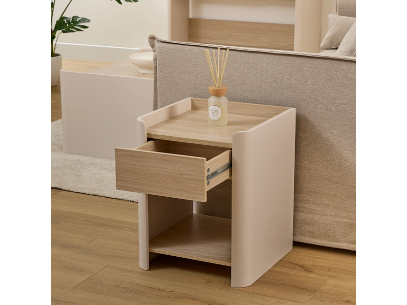 Nachttisch 5 FIVE SIMPLY SMART ROUNDY 1 Schublade