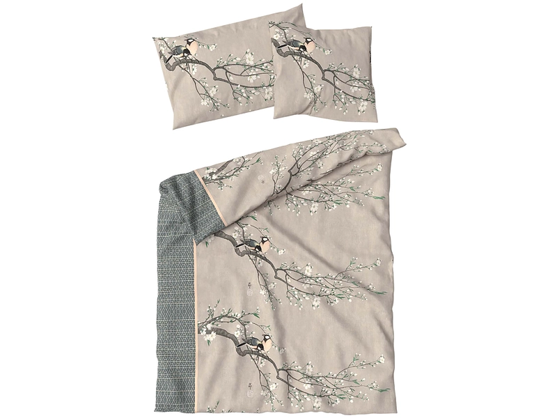 LOTUS Taie d'oreiller BIRDS