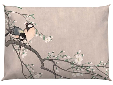 LOTUS Taie d'oreiller BIRDS