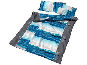 LOTUS Housse de duvet CAP AZUR