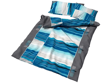 LOTUS Housse de duvet CAP AZUR