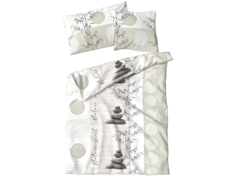 LOTUS Taie d'oreiller NATURE