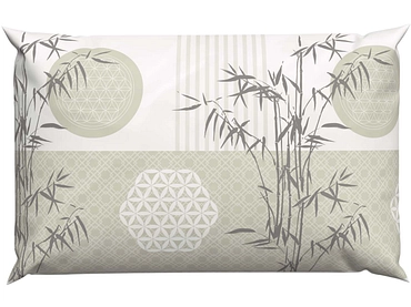 LOTUS Taie d'oreiller NATURE