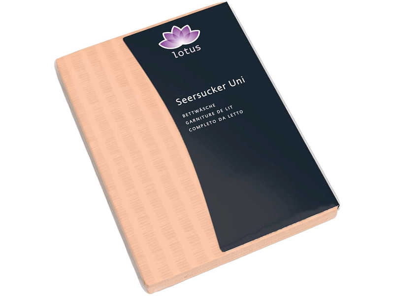 LOTUS Kopfkissenbezug SATIN SEERSUCKER