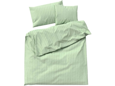 LOTUS Housse de duvet SATIN SEERSUCKER