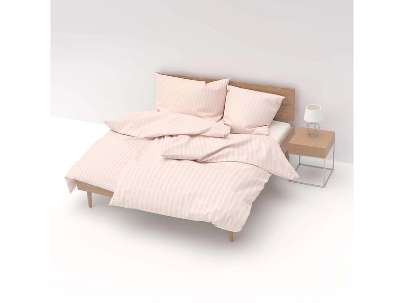 LOTUS Housse de duvet SATIN SEERSUCKER