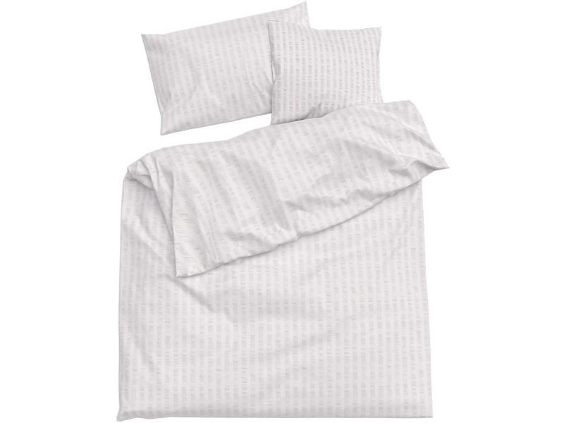 LOTUS Taie d'oreiller SATIN SEERSUCKER