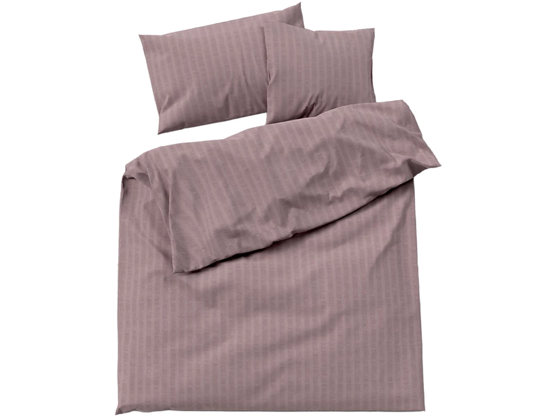 LOTUS Taie d'oreiller SATIN SEERSUCKER