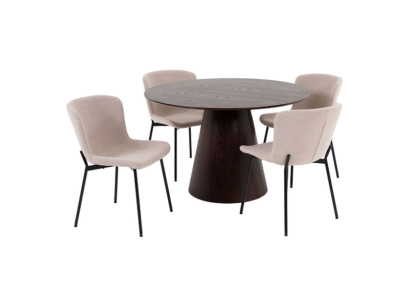 Set tavolo e 4 sedie HOUSE NORDIC BOLTON