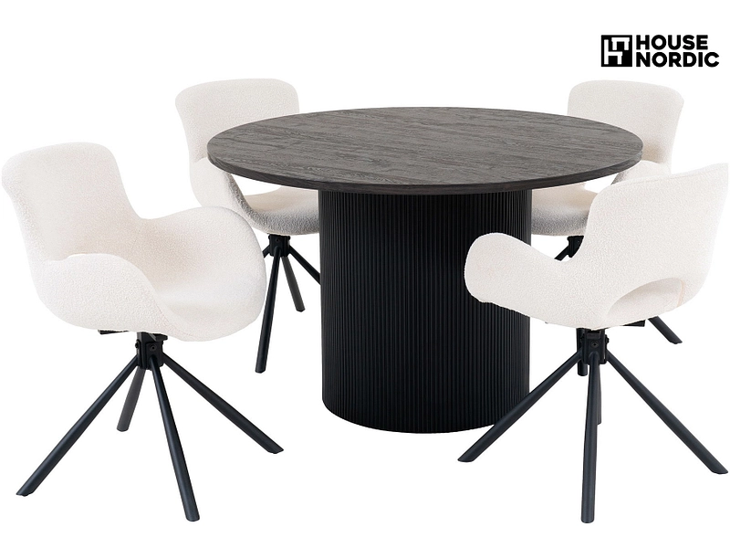 Set Tisch und 4 Stühle HOUSE NORDIC BOAVISTA