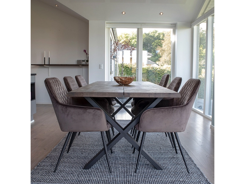 Set Tisch und 6 Stühle HOUSE NORDIC TOULON