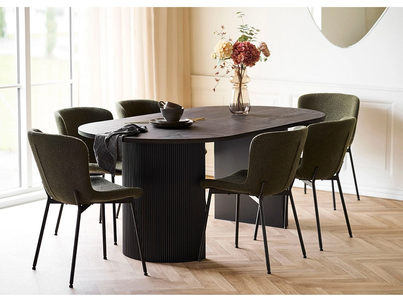 Set table et 4 chaises HOUSE NORDIC BOAVISTA Set table et 4 chaises HOUSE NORDIC BOAVISTA