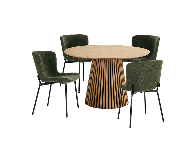 Set tavolo e 4 sedie HOUSE NORDIC OSAKA