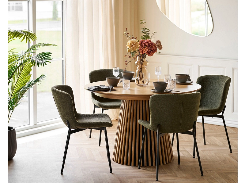 Set Tisch und 4 Stühle HOUSE NORDIC OSAKA