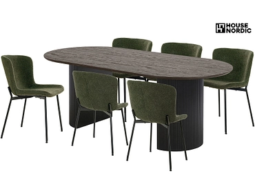 Set table et 4 chaises HOUSE NORDIC BOAVISTA
