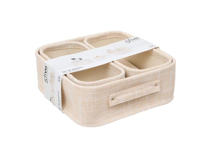 Boîte de rangement RICA beige