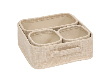 Boîte de rangement RICA beige