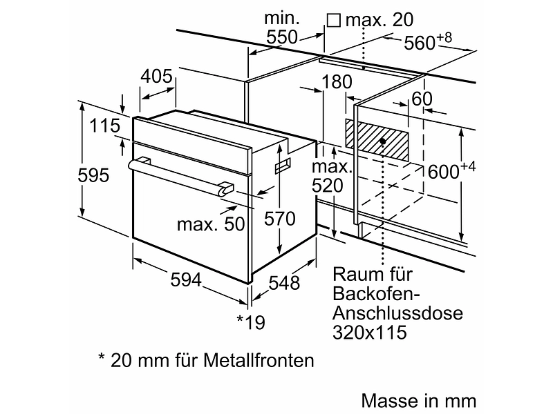 BOSCH Four encastrable