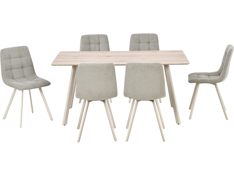 Set Tisch und 6 Stühle SAVINA II Set Tisch und 6 Stühle SAVINA II