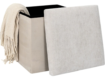 Pouf de rangement HOME DECO FACTORY LIAM