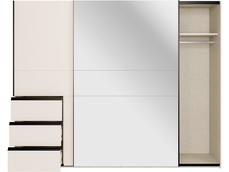 Armoire portes coulissantes SUNLIGHT sable