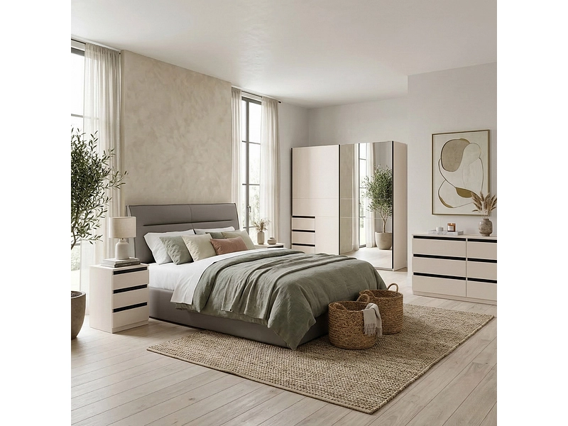 Armoire portes coulissantes SUNLIGHT sable