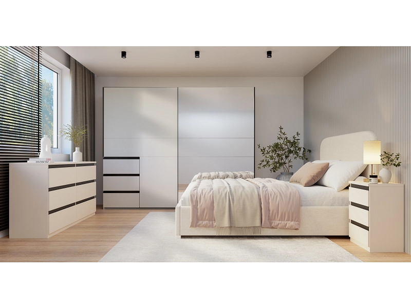 Armoire portes coulissantes SUNLIGHT sable