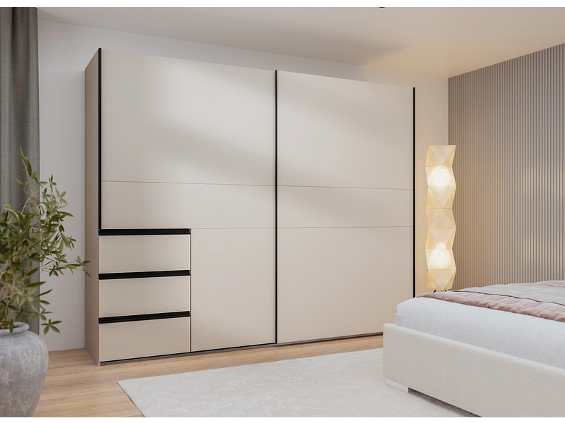 Schwebetürenschrank SUNLIGHT sand