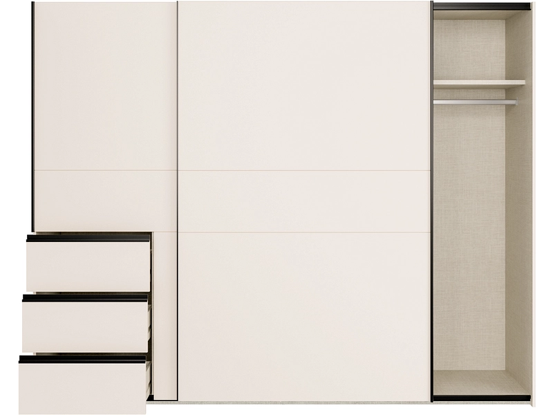 Schwebetürenschrank SUNLIGHT sand