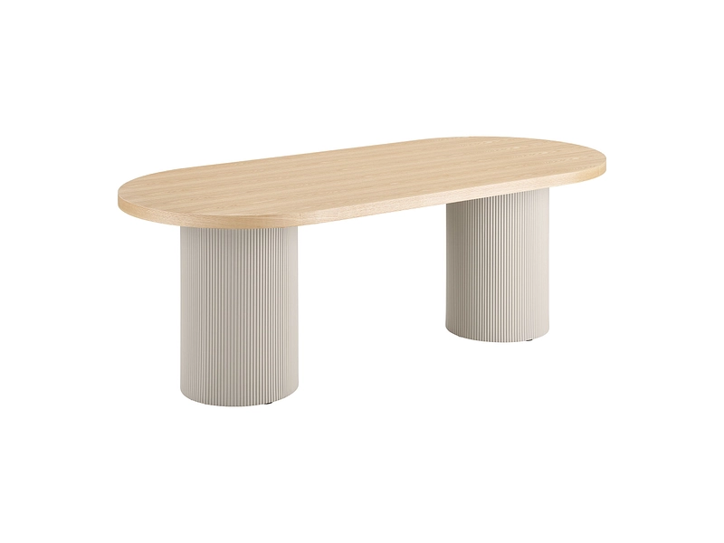 Tavolo HOUSE NORDIC SOLVA 220x100x75cm sabbia