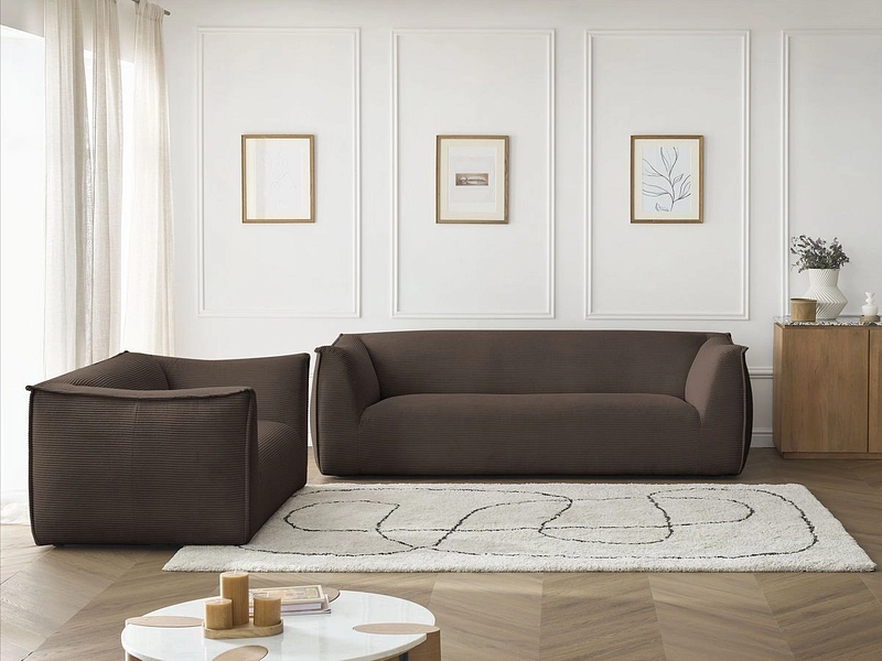 BOBOCHIC 2er + 3er Sofa GIORGIA