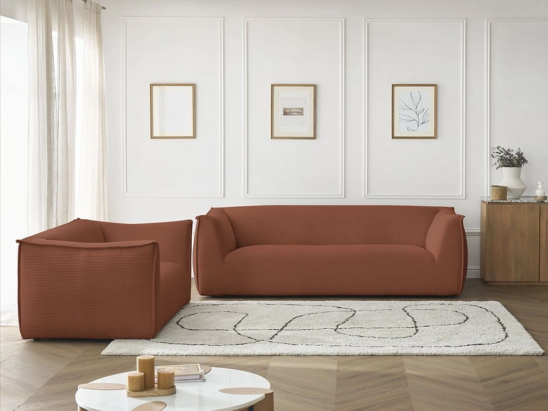 BOBOCHIC 2er + 3er Sofa GIORGIA