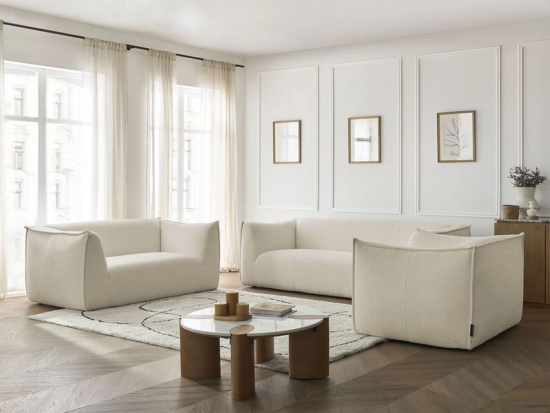 BOBOCHIC Sessel+2er+3er Sofa GIORGIA