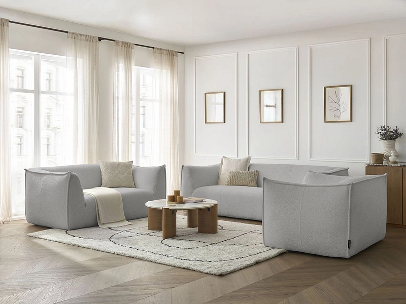 BOBOCHIC Sessel+2er+3er Sofa GIORGIA