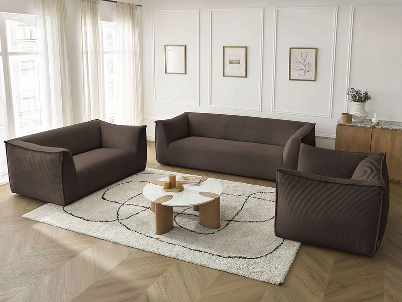 BOBOCHIC Sessel+2er+3er Sofa GIORGIA
