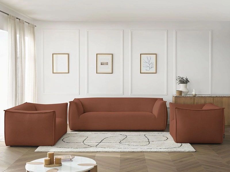 BOBOCHIC Sessel+2er+3er Sofa GIORGIA