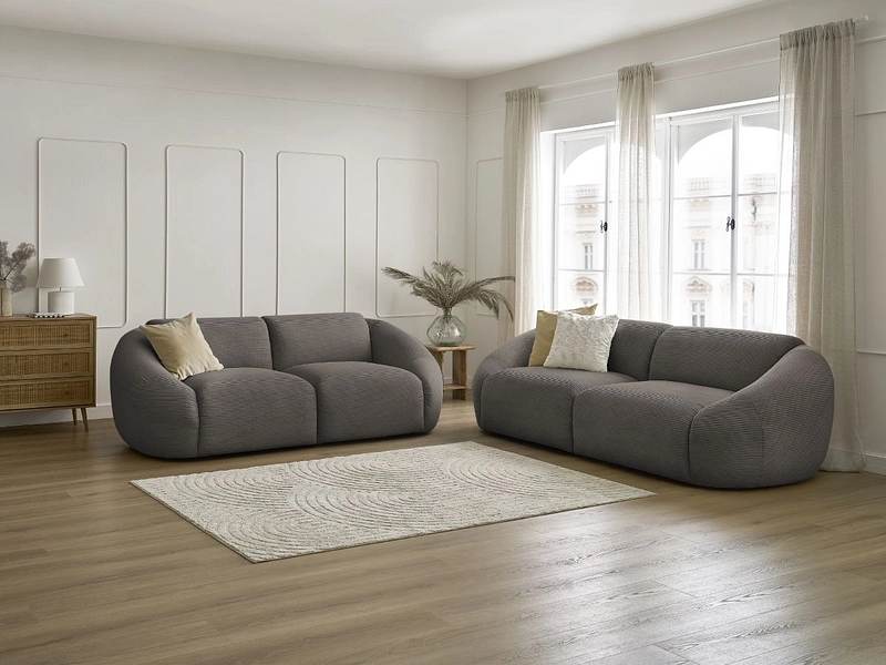 BOBOCHIC 2er + 3er Sofa TINA