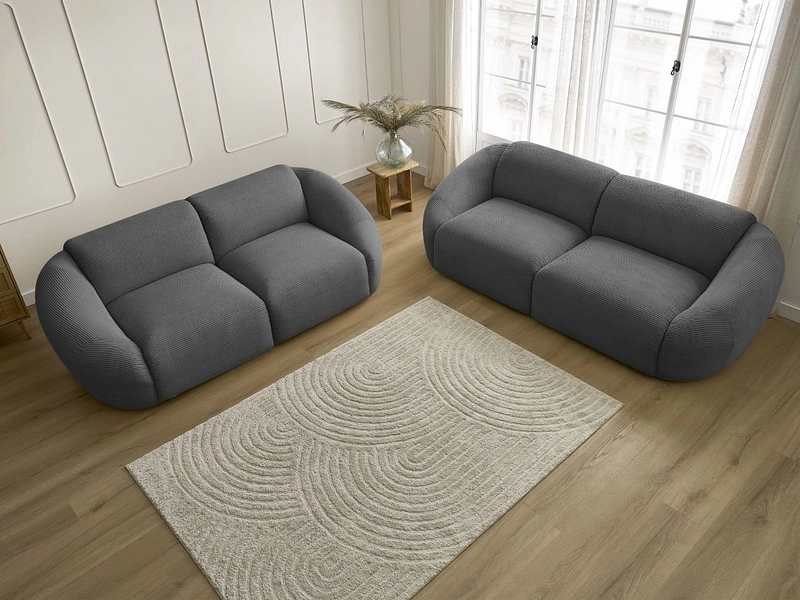 BOBOCHIC 2er + 3er Sofa TINA