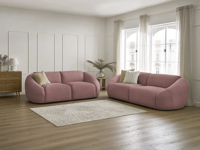 BOBOCHIC 2er + 3er Sofa TINA