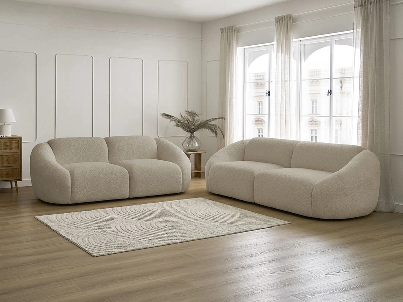 BOBOCHIC 2er + 3er Sofa TINA