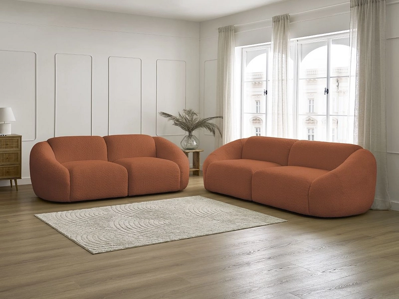 BOBOCHIC 2er + 3er Sofa TINA