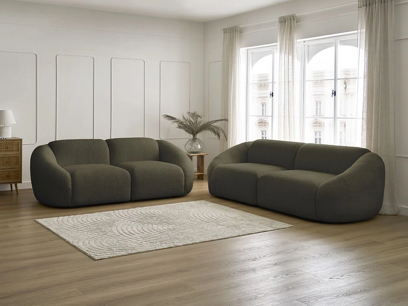 BOBOCHIC 2er + 3er Sofa TINA
