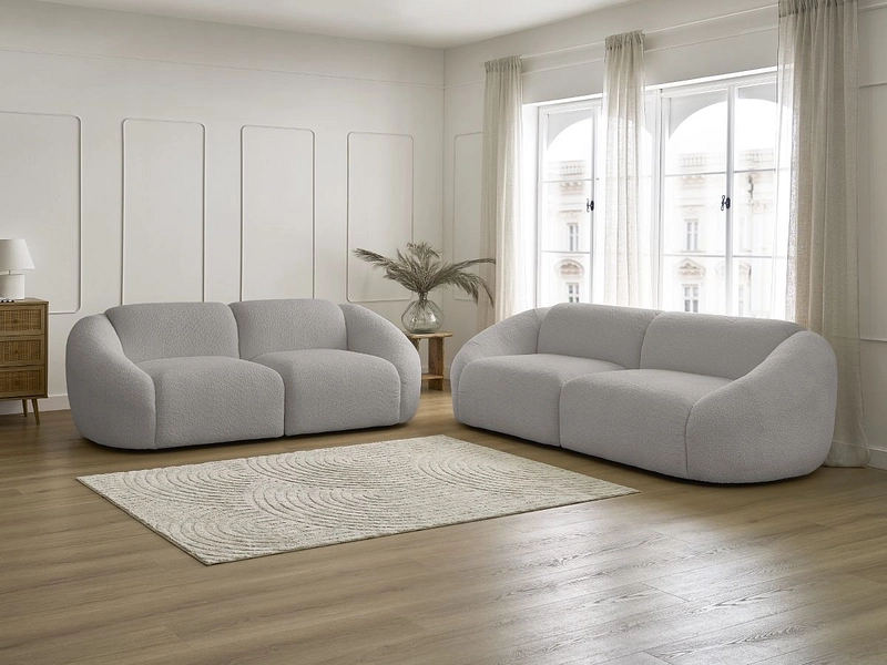 BOBOCHIC 2er + 3er Sofa TINA