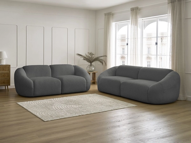 BOBOCHIC 2er + 3er Sofa TINA