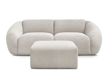 2er Sofa mit Hocker BOBOCHIC TINA