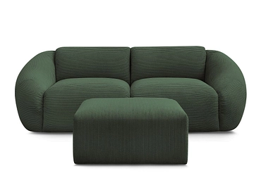 2er Sofa mit Hocker BOBOCHIC TINA