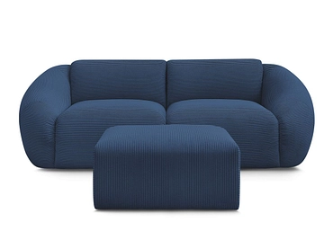 2er Sofa mit Hocker BOBOCHIC TINA