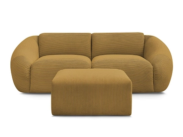 2er Sofa mit Hocker BOBOCHIC TINA